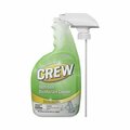 Johnson Diversey Diversey, CREW BATHROOM DISINFECTANT CLEANER, FLORAL SCENT, 32 OZ SPRAY BOTTLE, 4PK CBD540199